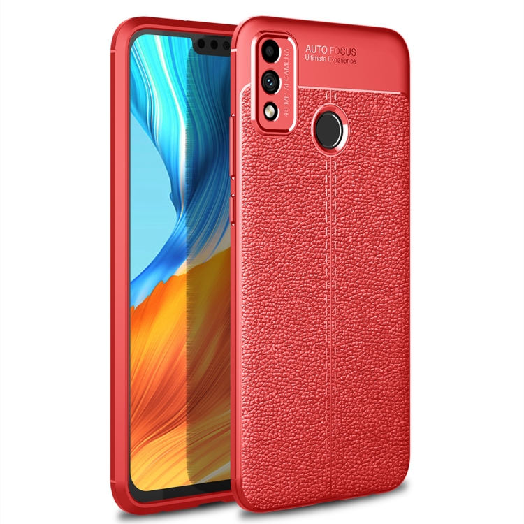 

For Huawei Honor 9X Lite Litchi Texture TPU Shockproof Case(Red)