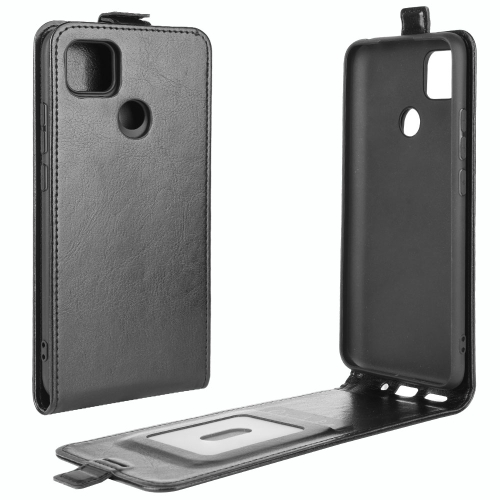 

For Xiaomi Redmi 9C R64 Texture Single Vertical Flip Leather Protective Case with Card Slots & Photo Frame(Black)