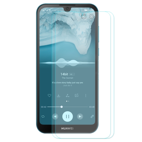 

2 PCS ENKAY Hat-Prince 0.26mm 2.5D 9H Tempered Glass Protective Film for Huawei Y5 (2019)