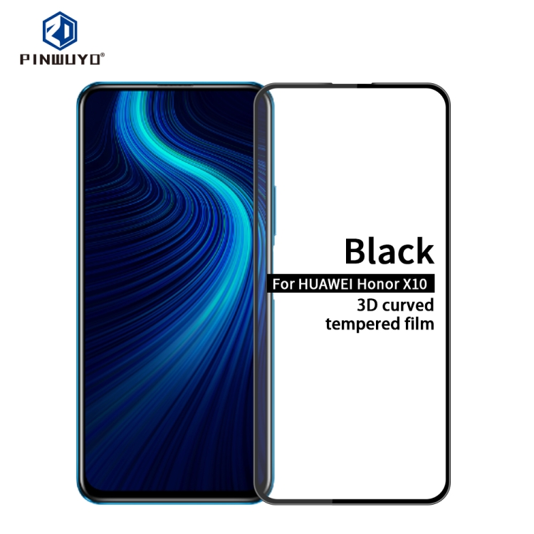 

Huawei Honor X10 PINWUYO 9H 3D Curved Full Screen Explosion-proof Tempered Glass Film(Black)