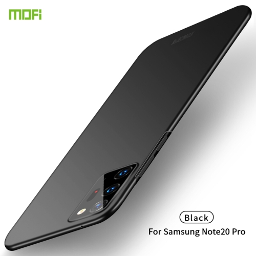 For Samsung Galaxy Note20 Ultra MOFI Frosted PC Ultra-thin Hard Case(Black)