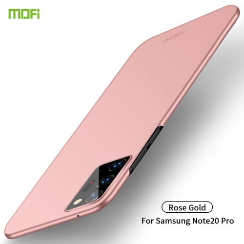 

For Samsung Galaxy Note20 Ultra MOFI Frosted PC Ultra-thin Hard Case(Rose gold)