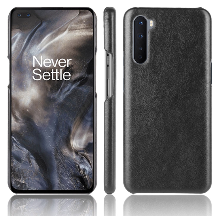 

For OnePlus Nord Shockproof Litchi Texture PC + PU Case(Black)
