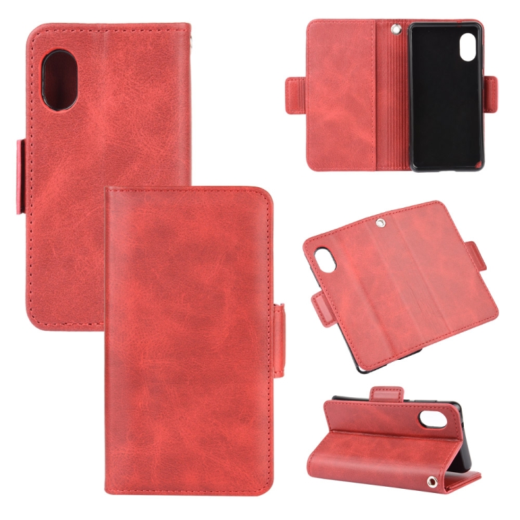 

For Rakuten mini Dual-side Magnetic Buckle Horizontal Flip Leather Case with Holder & Card Slots & Wallet(Red)