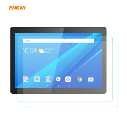 

For Lenovo Smart Tab M10 10.1 2 PCS ENKAY Hat-Prince 0.33mm 9H Surface Hardness 2.5D Explosion-proof Tempered Glass Screen Protector
