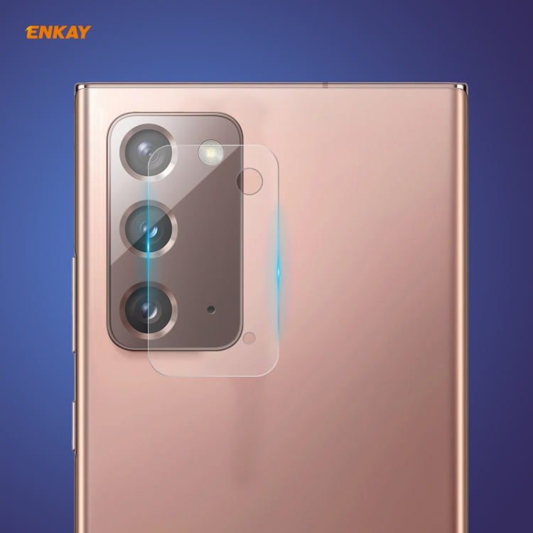 

For Samsung Galaxy Note20 Hat-Prince ENKAY 0.2mm 9H 2.15D Round Edge Rear Camera Lens Tempered Glass Film Protector