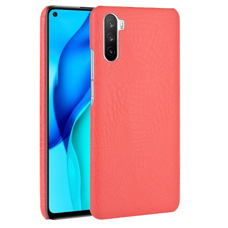 

For Huawei Mate 40 Lite/Maimang 9 Shockproof Crocodile Texture PC + PU Case(Red)