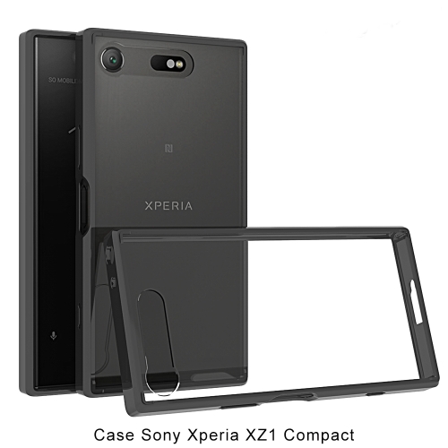 

Scratchproof TPU + Acrylic Protective Case for Sony Xperia XZ1 Compact(Black)