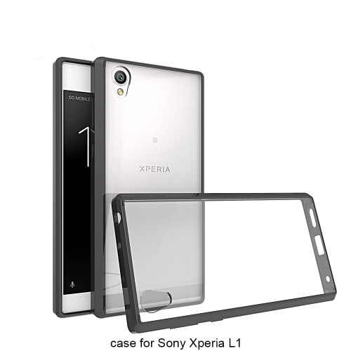 

Scratchproof TPU + Acrylic Protective Case for Sony Xperia L1(Black)