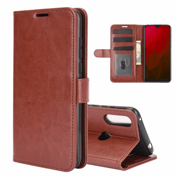 

For Vodafone Smart V11 R64 Texture Single Horizontal Flip Protective Case with Holder & Card Slots & Wallet& Photo Frame(Brown)