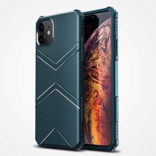 

For iPhone 12 mini Diamond Shield TPU Drop Protection Case(Green)
