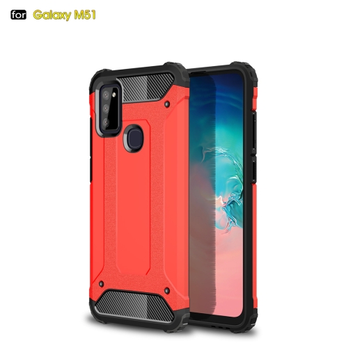 

For Samsung Galaxy M51 Magic Armor TPU + PC Combination Case(Red)