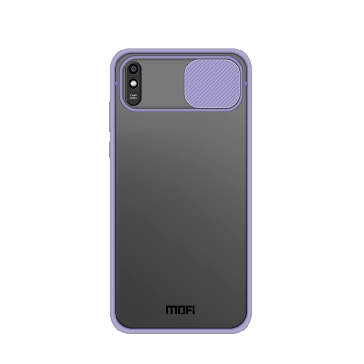 

For Xiaomi Redmi 9A MOFI Xing Dun Series Translucent Frosted PC + TPU Privacy Anti-glare Shockproof All-inclusive Protective Case(Purple)