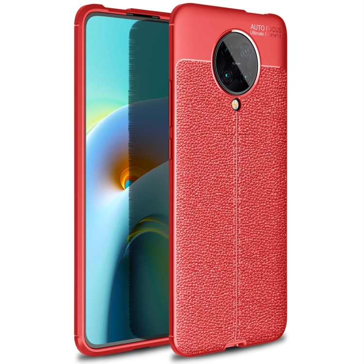 

For Xiaomi Redmi K30 Ultra Litchi Texture TPU Shockproof Case(Red)