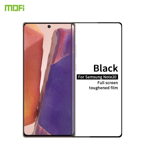 

For Samsung Galaxy Note20 MOFI 9H 2.5D Full Screen Tempered Glass Film（Ultrasonic fingerprint unlock）(Black)