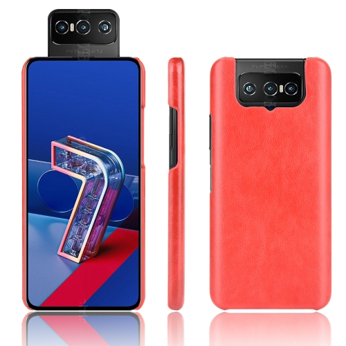 

For Asus Zenfone 7 ZS670KS/ 7 Pro ZS671KS Shockproof Litchi Texture PC + PU Case(Red)