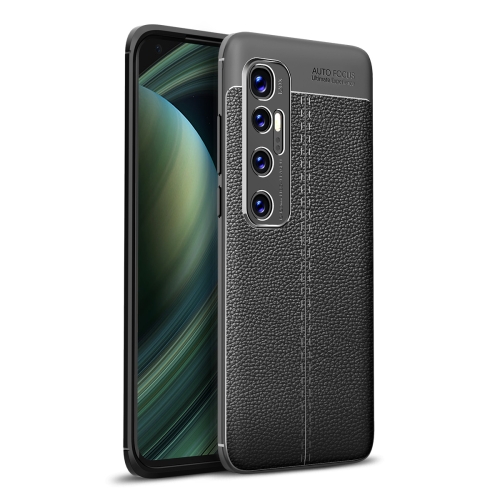 

For Xiaomi Mi 10 Ultra Litchi Texture TPU Shockproof Case(Black)