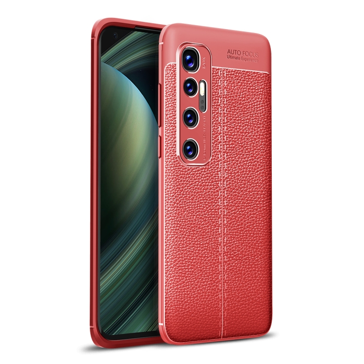 

For Xiaomi Mi 10 Ultra Litchi Texture TPU Shockproof Case(Red)