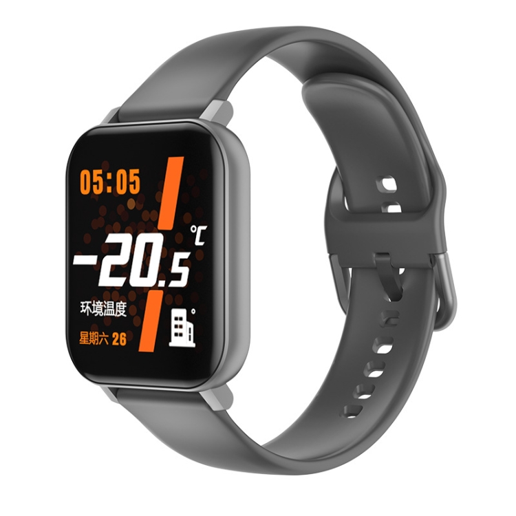 

F25 1.4 inch TFT Color Screen Smart Watch IP67 Waterproof,Support Temperature Monitoring/Heart Rate Monitoring/Blood Pressure Monitoring/Sleep Monitoring(Gray)