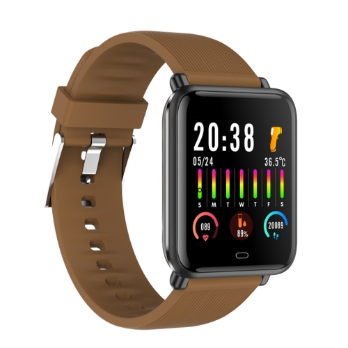 

Q9T 1.3 inch TFT Color Screen Smart Watch IP67 Waterproof,Support Temperature Monitoring/Heart Rate Monitoring/Blood Pressure Monitoring/Sleep Monitoring(Coffee)