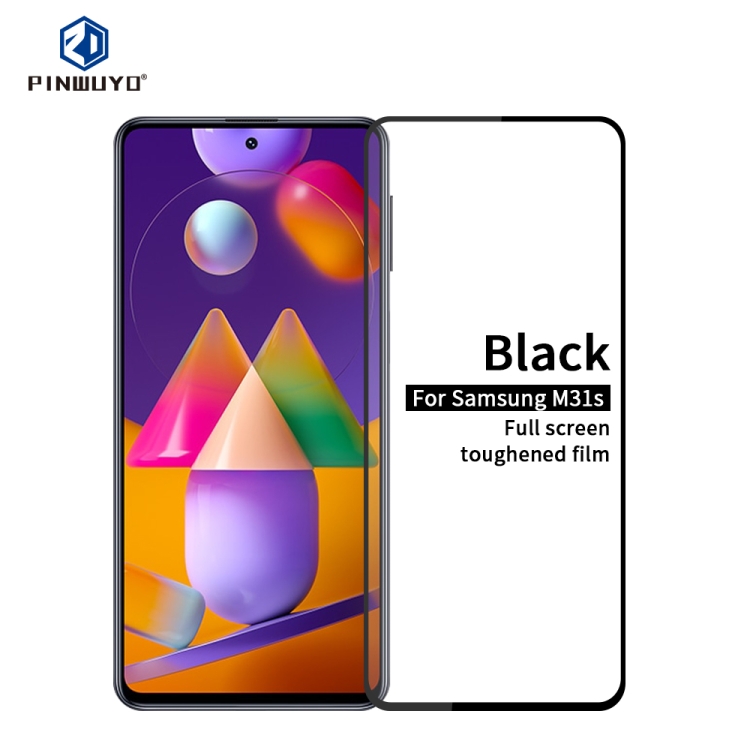 For Samsung Galaxy M31S PINWUYO 9H 2.5D Full Screen Tempered Glass Film(Black)
For Samsung Galaxy M31S PINWUYO 9H 2.5D Full Screen Tempered Glass Film(Black)