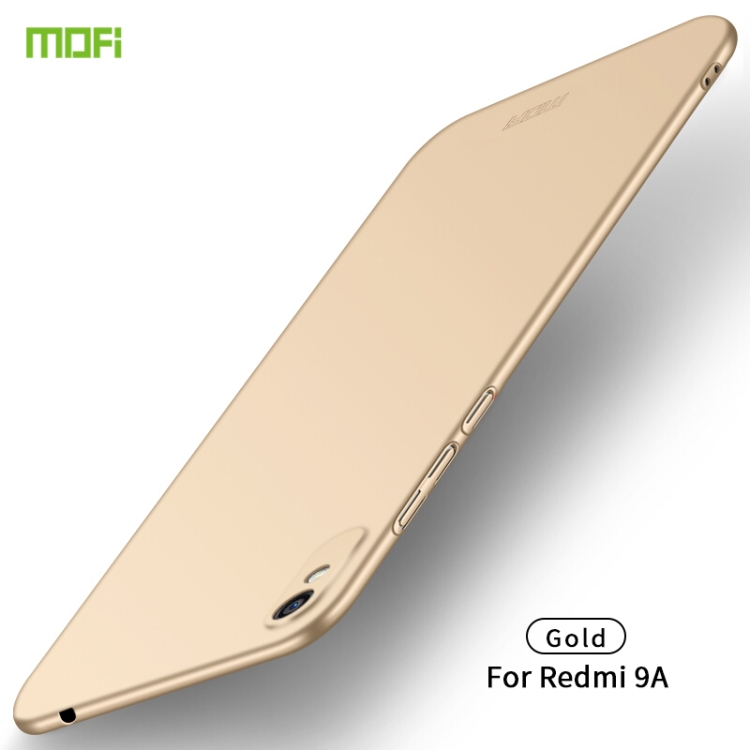 

For Xiaomi Redmi 9A MOFI Frosted PC Ultra-thin Hard Case(Gold)