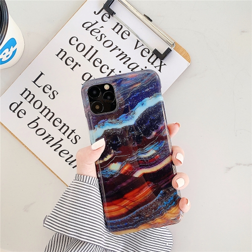 

For iPhone 12 mini TPU Smooth Marbled IMD Mobile Phone Case(Granite F27)