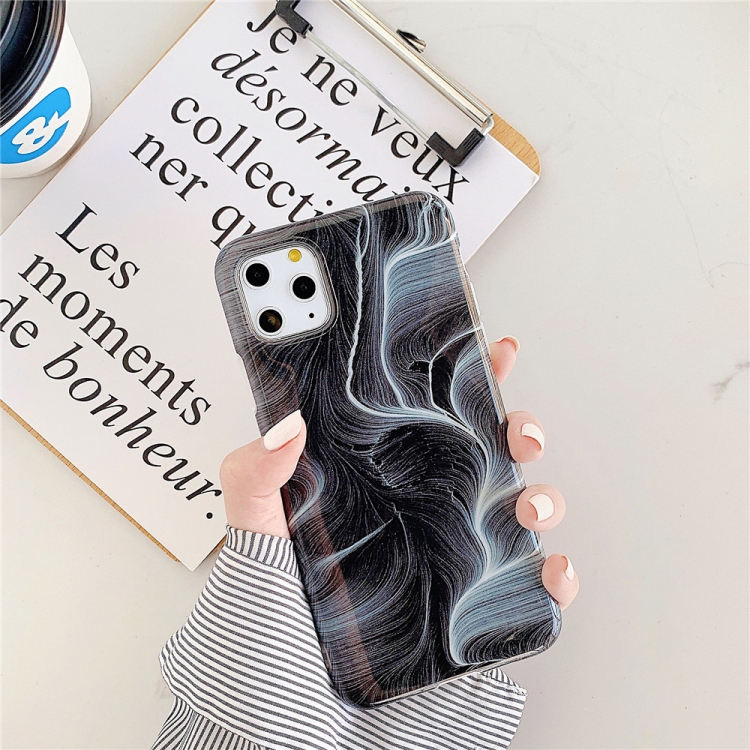 

For iPhone 12 / 12 Pro TPU Smooth Marbled IMD Mobile Phone Case(Granite F14)
