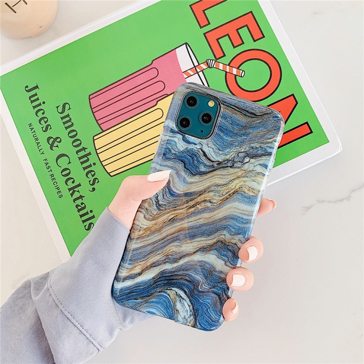 

For iPhone 12 Pro Max TPU Smooth Marbled IMD Mobile Phone Case(Granite F13)