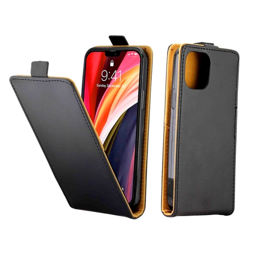 Sunsky For Iphone 12 Pro Max Business Style Vertical Flip Tpu Pu Leather Case With Card Slot Black