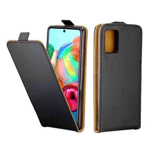 

For Samsung Galaxy A71(5G) Business Style Vertical Flip TPU Leather Case with Card Slot(Black)