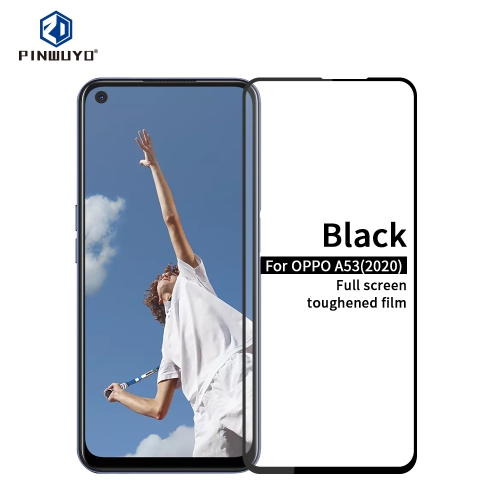 

For OPPO A53 (2020) PINWUYO 9H 2.5D Full Screen Tempered Glass Film(Black)