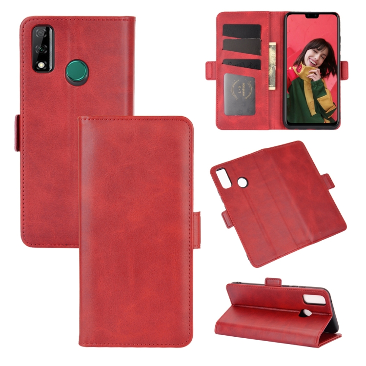 

For Huawei Y8S Dual-side Magnetic Buckle Horizontal Flip Leather Case with Holder & Card Slots & Wallet(Red)
