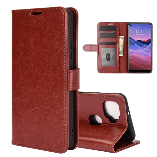 

For ZTE A1 ZTG01 (Japanese version) R64 Texture Single Horizontal Flip Protective Case with Holder & Card Slots & Wallet& Photo Frame(Brown)