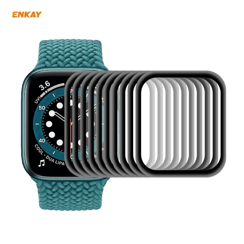 

For Apple Watch 6/5/4/SE 40mm 10 PCS ENKAY Hat-Prince 3D Full Screen Soft PC Edge + PMMA HD Screen Protector Film