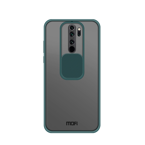 

For Xiaomi Redmi Note8 Pro MOFI Xing Dun Series Translucent Frosted PC + TPU Privacy Anti-glare Shockproof All-inclusive Protective Case(Green)