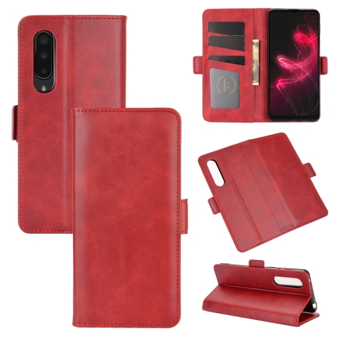 

For AQUOS Sharp EP3 Dual-side Magnetic Buckle Horizontal Flip Leather Case with Holder & Card Slots & Wallet(Red)