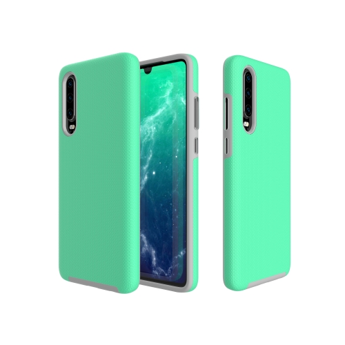 

Anti-slip Armor Texture TPU + PC Case for Huawei P30 Lite / Nove 4E(Green)