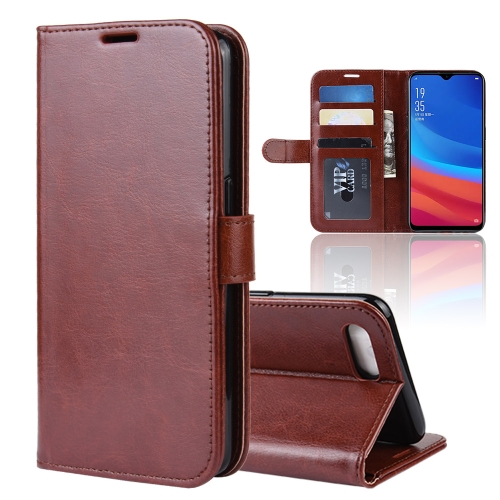 

Crazy Horse Horizontal Flip PU Leather Case for OPPO AX5S / A5S, with Wallet Holder & Card Slots & Photo Frame(Brown)