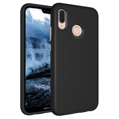 

Anti-slip Armor Texture TPU + PC Case for Huawei P20 Lite / Nova 3E(Black)