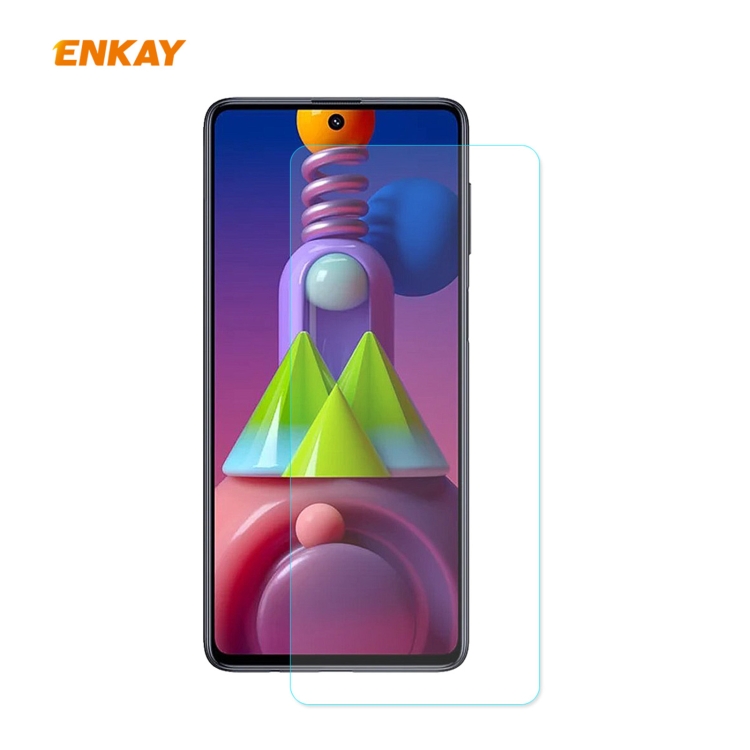 

For Samsung Galaxy M51 ENKAY Hat-Prince 0.26mm 9H 2.5D Curved Edge Tempered Glass Film