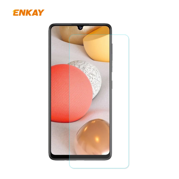 

For Samsung Galaxy A42 5G ENKAY Hat-Prince 0.26mm 9H 2.5D Curved Edge Tempered Glass Film