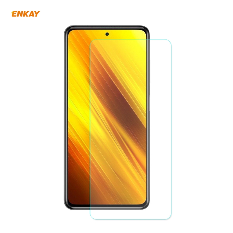 

For Xiaomi Poco X3 / X3 NFC ENKAY Hat-Prince 0.26mm 9H 2.5D Curved Edge Tempered Glass Film