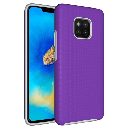 

Anti-slip Armor Texture TPU + PC Case for Huawei Mate 20 Pro(Purple)