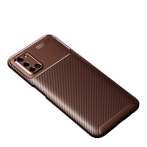 

For OPPO Realme X7 Pro Carbon Fiber Texture Shockproof TPU Case(Brown)