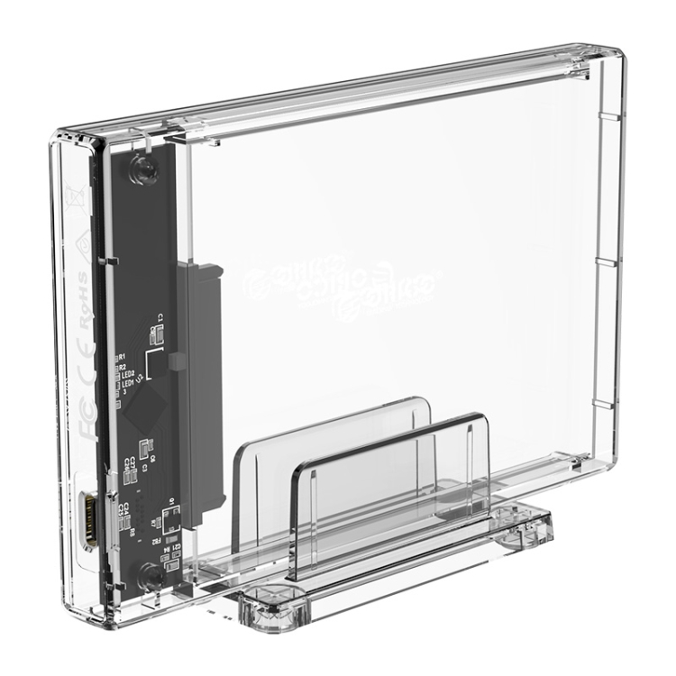 

ORICO 2159C3-G2 2.5 inch Transparent 10Gbps Hard Drive Enclosure with Stand