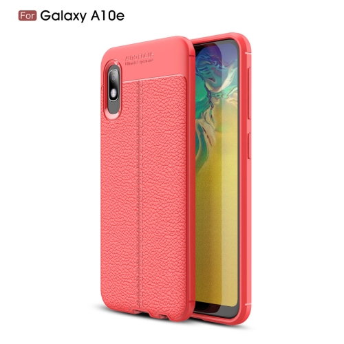 

Litchi Texture TPU Shockproof Case for Galaxy A10e(Red)