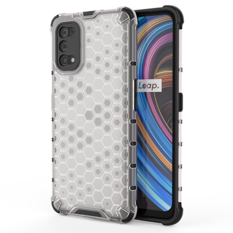 

For OPPO Realme X7 Shockproof Honeycomb PC + TPU Case(White)