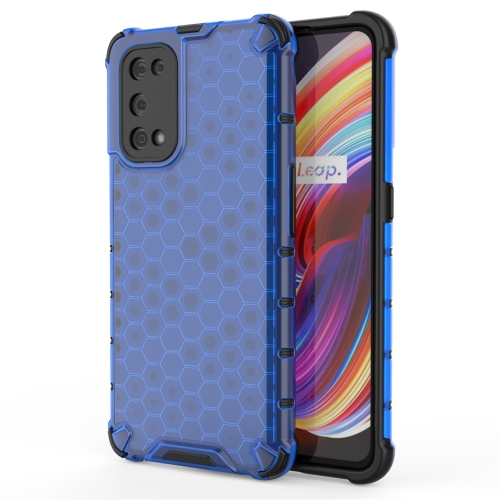 

For OPPO Realme X7 Pro Shockproof Honeycomb PC + TPU Case(Blue)