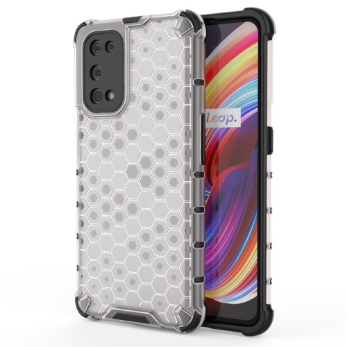 

For OPPO Realme X7 Pro Shockproof Honeycomb PC + TPU Case(White)